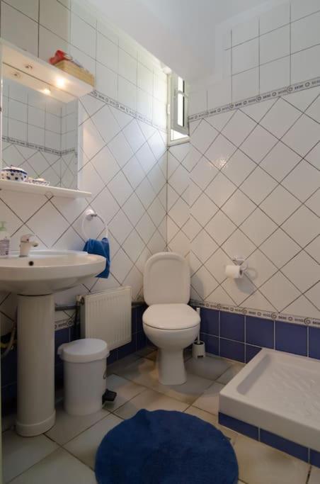 Wonderful House With Private Garden Villa Flogita Bagian luar foto